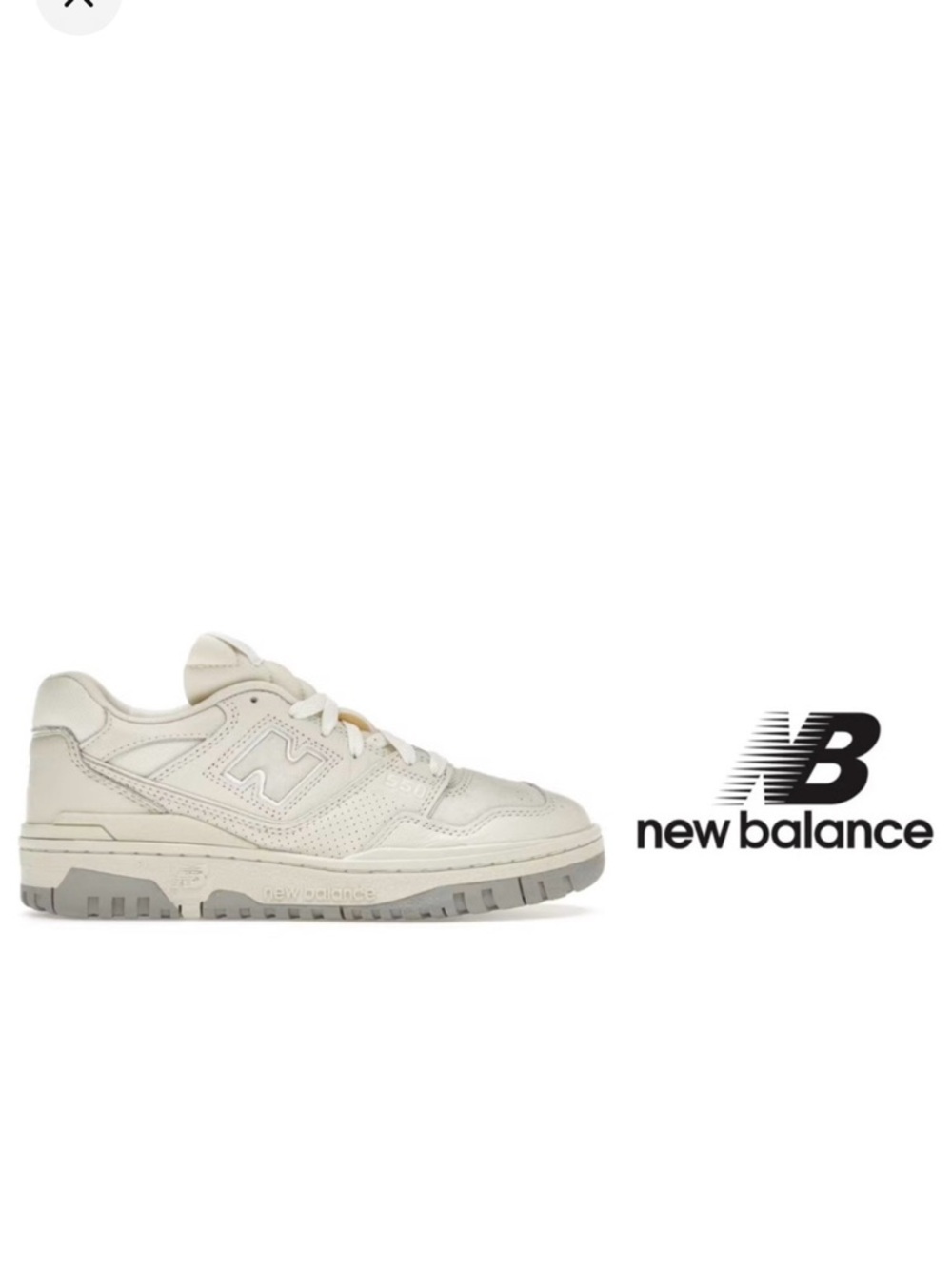 New Balance 550 Turtledove Raincloud sneakers, size M 5.5 / W 7
